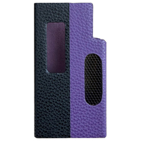 shanling UA7専用PUレザーケース ブラック・パープル UA7CASEPRP