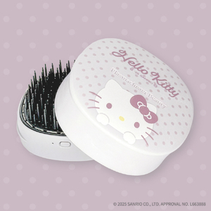 SHARP 【数量限定】プラズマクラスター　ヘアブラシ　SMOOME（スムーミー）サンリオキャラクターズ＜ハローキティVer.＞ フロスティホワイト IB-B1S-W-イメージ3
