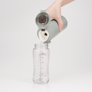 サーモス 調乳用ステンレスボトル(0．35L) グレー JPA-350BGY-イメージ8