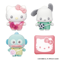 バンダイ ぷちとも Sanrio characters ハローキティ&ポチャッコ&ハンギョドン ｻﾝﾘｵﾌﾟﾁﾄﾓｷﾃｲﾎﾟﾁﾔﾂｺﾊﾝｷﾞﾖ