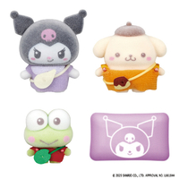 バンダイ ぷちとも Sanrio characters クロミ&ポムポムプリン&けろけろけろっぴ ｻﾝﾘｵﾌﾟﾁﾄﾓｸﾛﾐﾎﾟﾑﾌﾟﾘﾝｹﾛﾂﾋﾟ