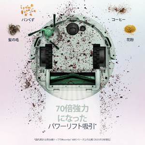 iRobot Roomba Mini 掃除機&床拭きロボット + AutoEmpty 充電ステーション 若葉(WAKABA) F155460-イメージ4