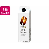 ドトール アイスコーヒー 厳選ブレンド無糖 1000mL 12本 F294615-4911