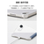 エレコム iPad mini(A17 Pro)用フラップケース 薄型軽量 背面クリア 2アングル ブルーグレー TB-A25SWVBG-イメージ8