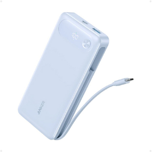 Anker Power Bank(20000mAh 87W Built-In USB-C ケーブル) パープル A1383NV1-イメージ1