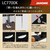 ジャノメ クラフト電動ミシン フットコントローラー付き Black Edition LC7700K-イメージ3