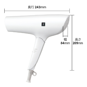 SHARP プラズマクラスタードライヤー Plasmacluster Beauty ホワイト系ルミナスホワイト IB-P602-W-イメージ2