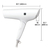 SHARP プラズマクラスタードライヤー Plasmacluster Beauty ホワイト系ルミナスホワイト IB-P602-W-イメージ2