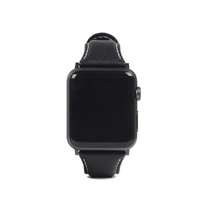 SLG Design Apple Watch 49/46/45/44/42mm用バンド  Italian Minerva Box Leather ブラック SD18392AW-イメージ2