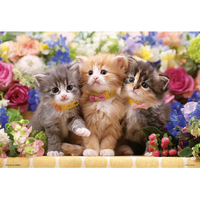 ビバリー ジグソーパズル 300 ピース 仔猫たちの花時間  300-139 BV300139ｺﾈｺﾀﾁﾉﾊﾅｼﾞｶﾝ