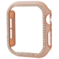 GAACAL Apple Watch Series 4-6/SE1-2 [40mm]用スワロフスキーフレーム ピンク×ローズゴールド W00065PR2
