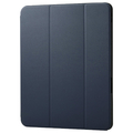 エレコム 13インチiPad Air(M3/M2) フラップケース 衝撃吸収 Pencil収納 スリープ対応 ネイビー TB-A25XSANV