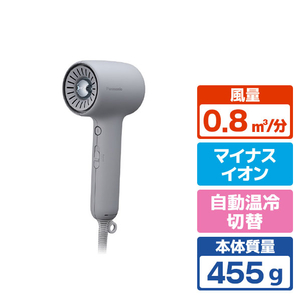パナソニック ヘアドライヤー イオ二ティ モダングレー EH-NE8N-H-イメージ1