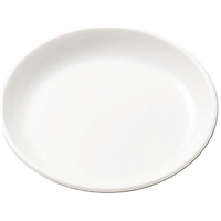エンテック ポリプロ 給食皿 白色 14cm FC59705