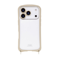 NATURAL　design iPhone17 Pro用 背面型ケース I．COLOR ベージュ IP25-63P-ICSH04