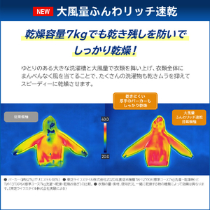 東芝 【左開き】ドラム式洗濯乾燥機 ZABOON ルナホワイト TW-137XP6L(W)-イメージ2
