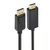 JTT DisplayPort-HDMI変換ケーブル 1m JT-DPHD1M-BK-イメージ1