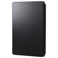 エレコム 13インチiPad Air(M3/M2)用フラップケース 高さ調整 合成皮革 スリープ対応 ブラック TB-A25XWVH2BK