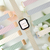 GAACAL Apple Watch Series 1-8/SE1-2(38/40/41mm)用マグネット式PUレザーバンド アイボリー W00186AA-イメージ4