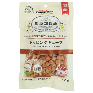 ドギーマンハヤシ 無添加良品 トッピングキューブ ビーフ 100g ﾄﾂﾋﾟﾝｸﾞｷﾕ-ﾌﾞﾋﾞ-ﾌ100G-イメージ1