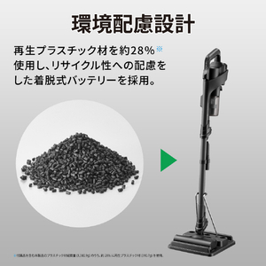 SHARP サイクロン式コードレススティッククリーナー RACTIVE Air ホワイト系 EC-AR11-W-イメージ18