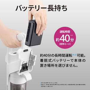 SHARP サイクロン式コードレススティッククリーナー RACTIVE Air ブラック系 EC-AR11-B-イメージ10
