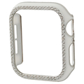 GAACAL Apple Watch Series 4-6/SE1-2 [40mm]用スワロフスキーフレーム ホワイト×シルバー W00065WS2