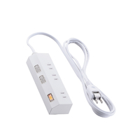 エレコム 個別スイッチ付き3口タップ(2m) ホワイト T-IS01-2320WH