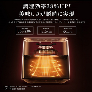 VeSync ノンフライヤー 6．0L COSORI ブラック CAF-DC601-KJPR-イメージ5