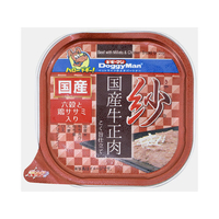 ドギーマン 紗 国産牛正肉 六穀と鶏ササミ入り 100g FC05890