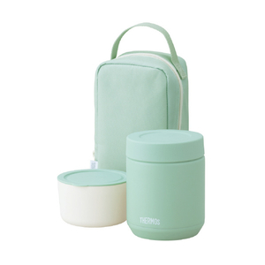 サーモス 真空断熱スープランチセット 300ml/250ml ミントグリーン JEE-551MG-イメージ1