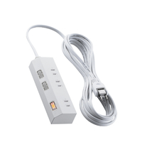 エレコム 個別スイッチ付き3口タップ(5m) ホワイト T-IS01M-2350WH