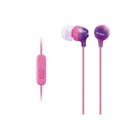 SONY 密閉型インナーイヤーヘッドホン アクアバイオレット MDR-EX15APV