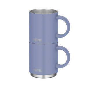 サーモス 真空断熱マグカップ 350ml アッシュブルー JDS-352ASB-イメージ3