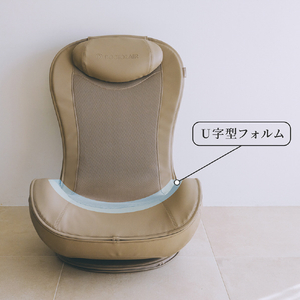 ドクターエア 3Dマジックチェア 座椅子 ブラック MC-04BK-イメージ7