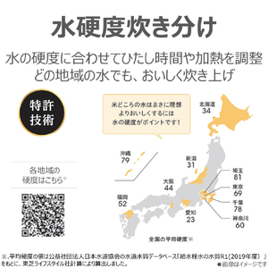 東芝 真空圧力IHジャー炊飯器(3．5合炊き) 炎匠炊き グランホワイト RC-6MGX(W)-イメージ9