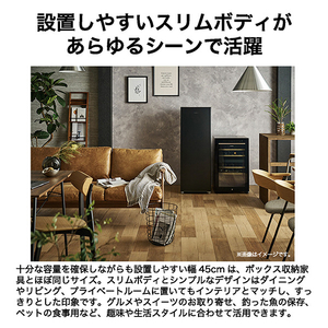 ハイアール 【前開き】107L ファン式冷凍庫 ブラック JF-UFS11B(K)-イメージ12