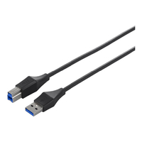 BUFFALO USB3．0スリムケーブル(A to B・1．5m) ブラック BSUABSU315BK