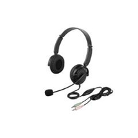BUFFALO 両耳ヘッドバンド式ヘッドセット ブラック BSHSH16BK