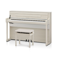 KAWAI 電子ピアノ 【高低自在椅子＆ヘッドホン付き】 プレミアムホワイトメープル調仕上げ CA901A