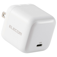 エレコム USB Power Delivery 65W AC充電器(C×1) ホワイト MPA-AC12465WH