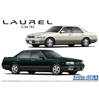 アオシマ 1/24 ニッサン GC34 ローレル メダリストV/クラブS '93 ザ・モデルカー No.139 ｻﾞﾓﾃﾞﾙｶ-139ﾛ-ﾚﾙﾒﾀﾞﾘｽﾄV