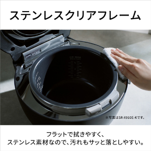 パナソニック 可変圧力IHジャー炊飯器(5．5合) Bistro ライトグレージュ SR-X710E-H-イメージ15