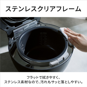 パナソニック 可変圧力IHジャー炊飯器(5．5合) Bistro ブラック SR-X910E-K-イメージ16