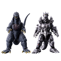 バンダイ ゴジラアクションフィギュアゴジラ(2003)  × 3式機龍〈改〉重武装型バトルセット GAFｺﾞｼﾞﾗ2003ｼｷｷﾘﾕｳﾊﾞﾄﾙS