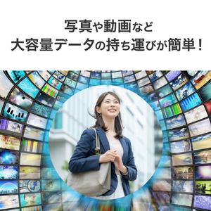 I・Oデータ USB-A対応 ポータブルHDD 2TB ブラック HDPH-UTV2KB-イメージ9