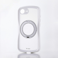 エレコム iPhone 17e/16e用 Grippy ハイブリッドケース フレームカラー 極限 MAGKEEP スタンド ホワイト PM-A25SGRSTKMWH