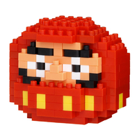 カワダ ナノブロック だるま 赤 ナノブロック だるま 赤 ﾅﾉﾌﾞﾛﾂｸNBC208ﾀﾞﾙﾏｱｶ