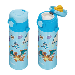 サーモス 真空断熱キッズケータイマグ 500ml ライトブルー JOI-501PKLB-イメージ3