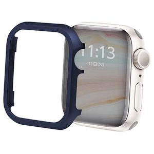 GAACAL Apple Watch Series 4-6/SE1-2 [40mm]用メタリックフレーム ネイビー W00114N2-イメージ1